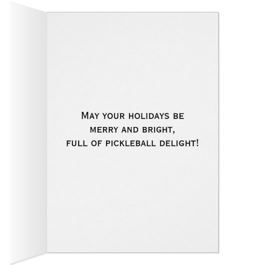 Pickleball Partners Weihnachts- und Reindeer (Innen (Rechts))