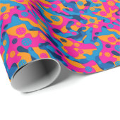 Pickleball-Party-Camouflage Geschenkpapier (Rolleneckpunkt)