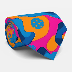 Pickleball-Party-Camouflage Krawatte