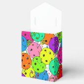 Pickleball Party Confetti und Pickleball Balloons Geschenkschachtel (Geöffnet)