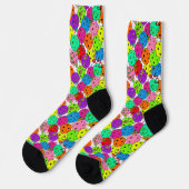 Pickleball Party Confetti und Pickleball Balloons Socken (Linkes Detail)