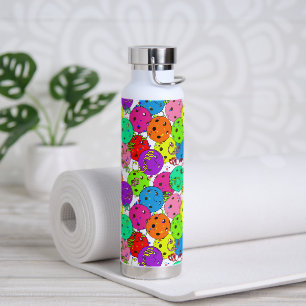 Pickleball Party Confetti und Pickleball Balloons Trinkflasche