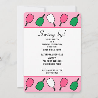 Pickleball-Party Einladung