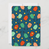 Pickleball-Party Einladung (Rückseite)