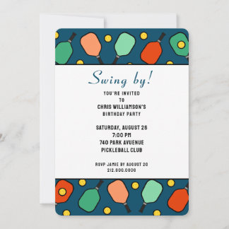 Pickleball-Party Einladung
