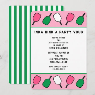 Pickleball-Party Einladung