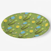 Pickleball Party Paper Teller Napkins (Schrägansicht)