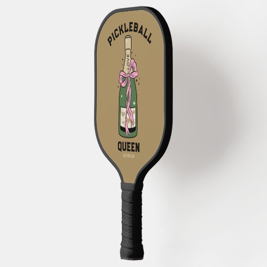 Pickleball Party Queen Individuelle Name Paddle (Links)