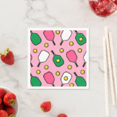 Pickleball-Party Serviette (Beispiel)