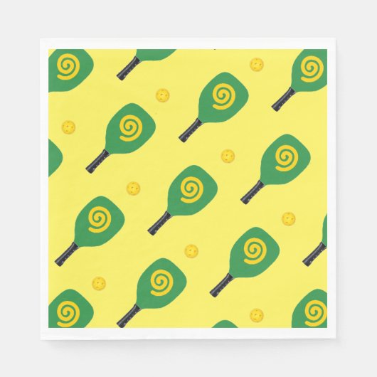 Pickleball-Party Serviette (Vorderseite)