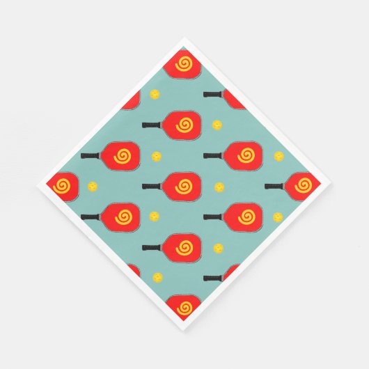 Pickleball-Party Serviette (Ecke)