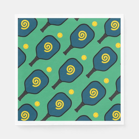 Pickleball-Party Serviette (Vorderseite)