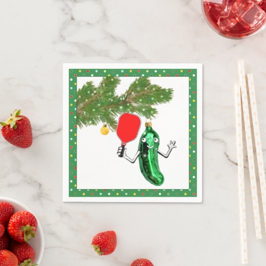 pickleball-Party Serviette (Beispiel)