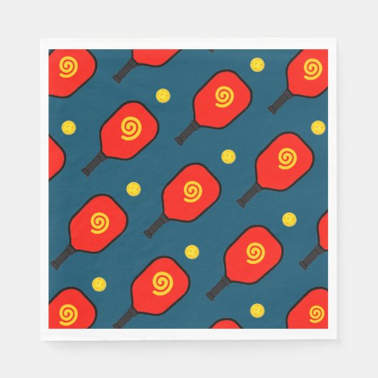 Pickleball Party Serviette (Vorderseite)