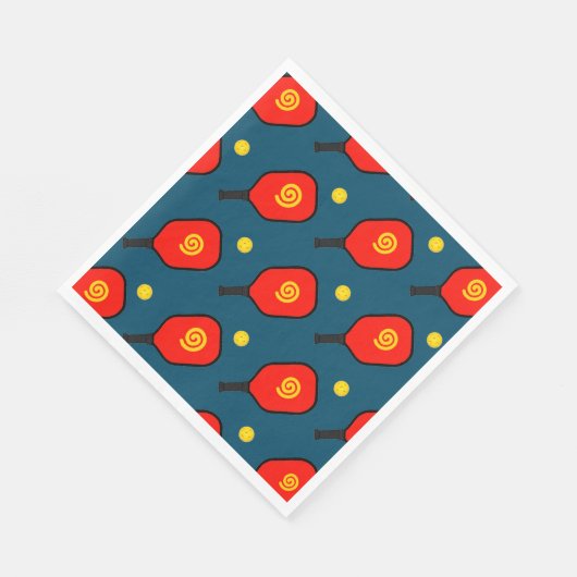 Pickleball Party Serviette (Ecke)
