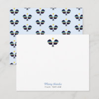 Pickleball Party Sports Dark Blue Strip Paddles
