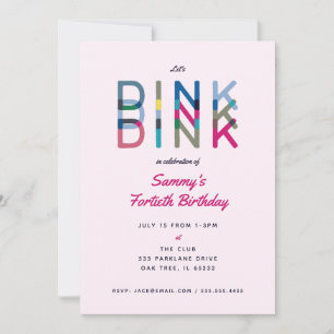 Pickleball-Party-Sportveranstaltung Lasst uns Dink Einladung