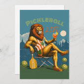 Pickleball Party Turnament Einladungen Spritz (Vorne/Hinten)