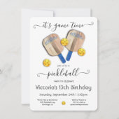 Pickleball-Party-Turnier Einladung (Vorderseite)