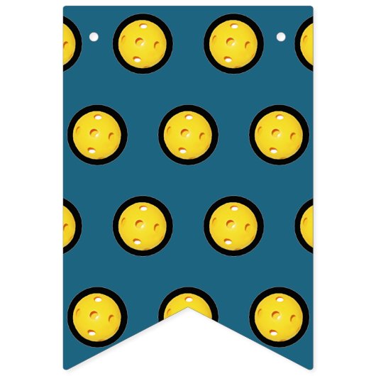 Pickleball-Party Wimpelkette (Zweite Fahne)