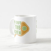 Pickleball Passion: Bleibe aus dem Küchenwitscher Kaffeetasse (Vorderseite Links)