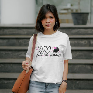 Pickleball, Peace and Liebe Tshirt