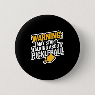Pickleball pensionierter Dink-Opa lustiges Sportge Button