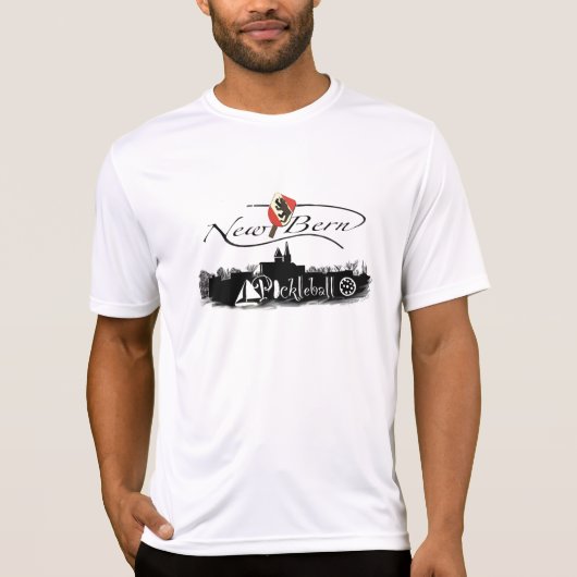 Pickleball Performance T - Shirt New Bern NC (Vorderseite)