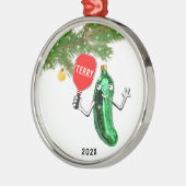 Pickleball Personalisiert Collectible Ornament Aus Metall (Links)