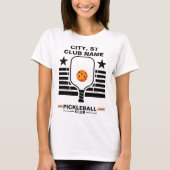 Pickleball Personalisierter Name Pickleball T-Shirt (Vorderseite)
