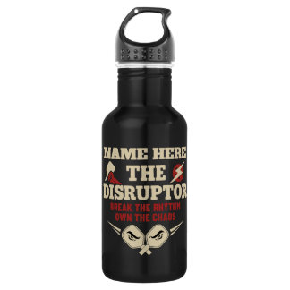 Pickleball Personalisierter Name The Disruptor Edelstahlflasche
