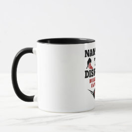 Pickleball Personalisierter Name The Disruptor Tasse