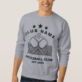 Pickleball Personalisierter Vereinsname Sweatshirt