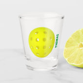 Pickleball-Personalisiertes Shotglas Schnapsglas (Vorderseite)