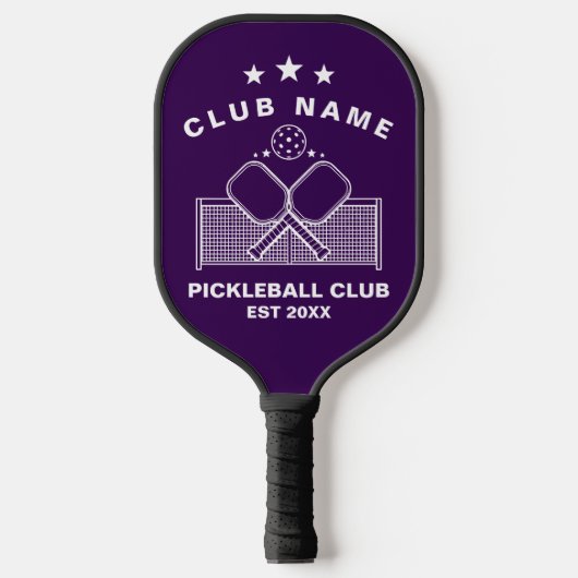 Pickleball Personalized Club Name Pickleball Schläger (Vorderseite)