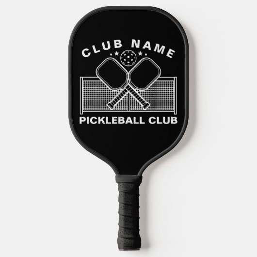 Pickleball Personalized Club Name  Schläger (Vorderseite)