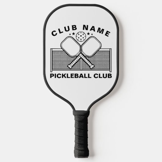 Pickleball Personalized Club Name  Schläger (Vorderseite)
