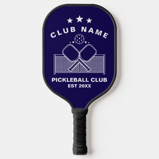 Pickleball Personalized Club Name  Schläger (Vorderseite)
