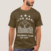 Pickleball Personalized Club Name T-Shirt (Vorderseite)