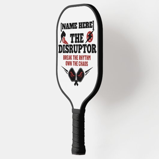 Pickleball Personalized Name The Disruptor Paddle (Links)