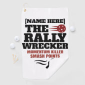 Pickleball Personalized Name The Rally Wrecker Golfhandtuch (Insitu)