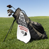 Pickleball Personalized Name The Rally Wrecker Golfhandtuch (Gras)