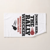 Pickleball Personalized Name The Rally Wrecker Handtuch (Handtuch)
