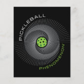 Pickleball-Phänomen-Galaxie Flyer (Hinten)