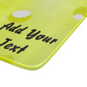 Pickleball Pickle Ball Yellow Customize Personaliz Schneidebrett (Ecke)