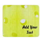 Pickleball Pickle Ball Yellow Customize Personaliz Schneidebrett (Vorderseite)