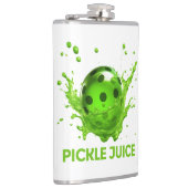 Pickleball "Pickle Juice" Glas Flachmann (Rechts)
