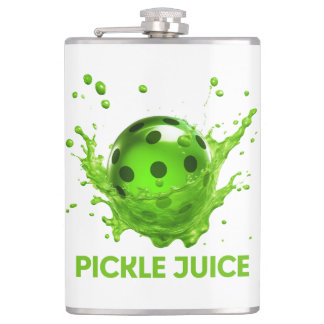 Pickleball "Pickle Juice" Glas Flachmann