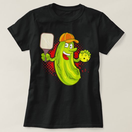 Pickleball Pickle Paddle Funny Spaß Sport 543 T-Shirt (Design vorne)