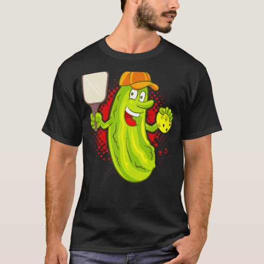 Pickleball Pickle Paddle Funny Spaß Sport T-Shirt (Vorderseite)